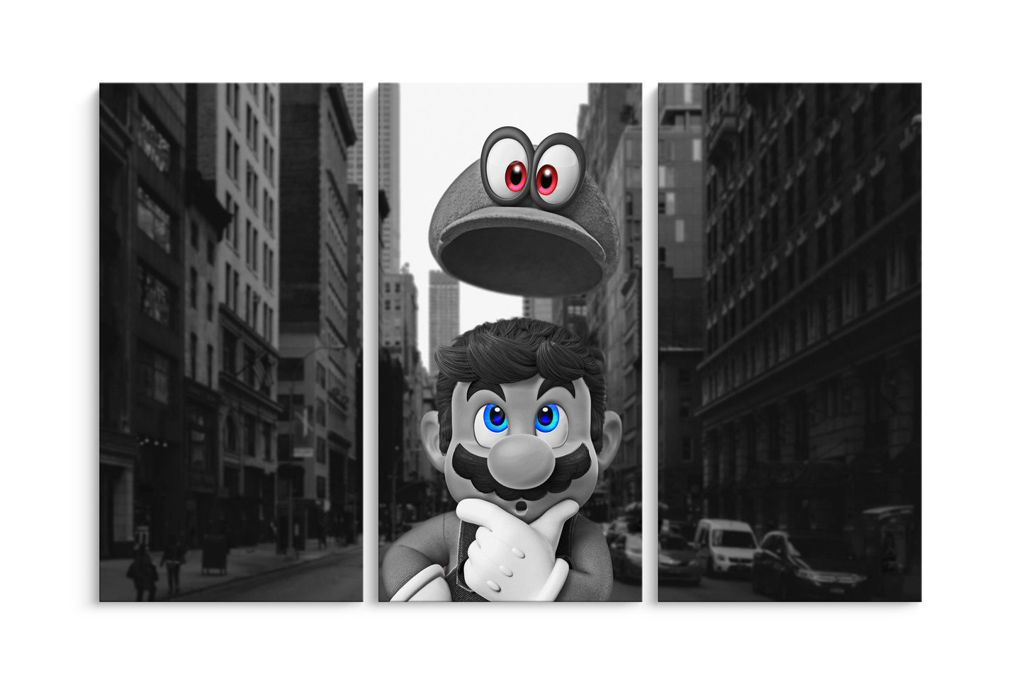 Tablou 3 Piese Mario