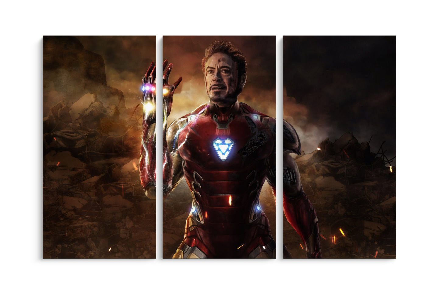 Tablou 3 Piese Tony Stark