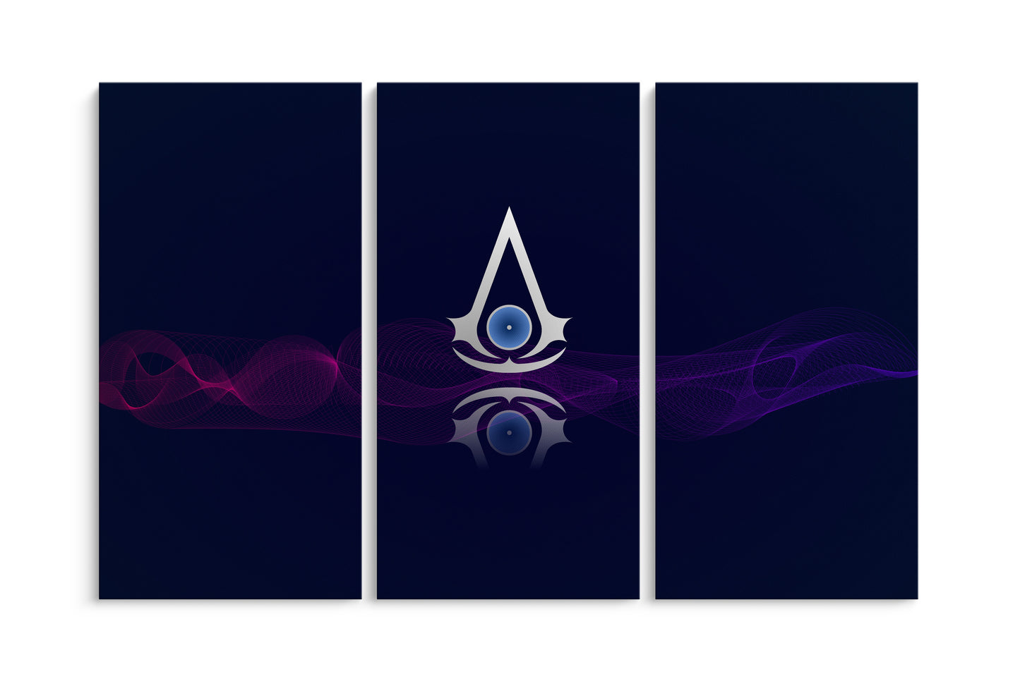 Tablou 3 Piese Assasin Creed Logo