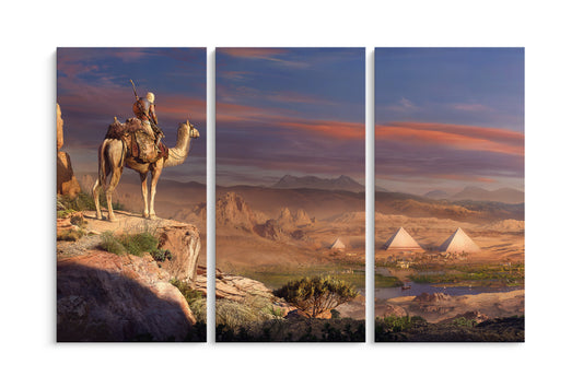 Tablou 3 Piese Assasin Creed Origins