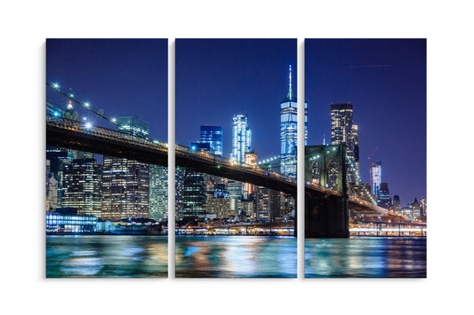 Tablou 3 Piese Brookly Bridge