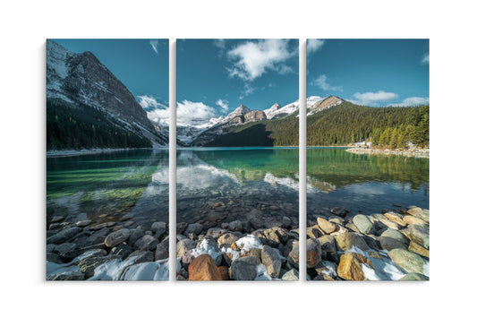 Tablou 3 Piese Lacul & Muntele