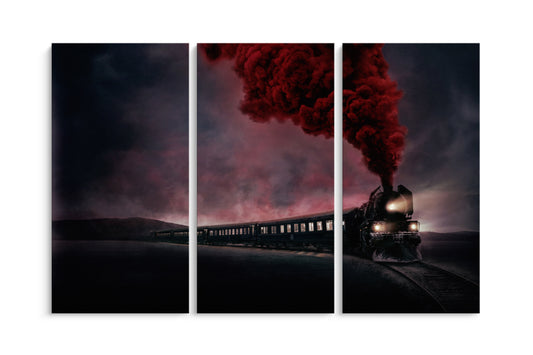 Tablou 3 Piese The Train