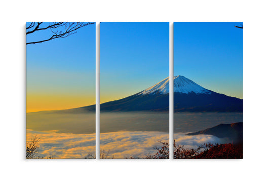 Tablou 3 Piese Muntele Fuji