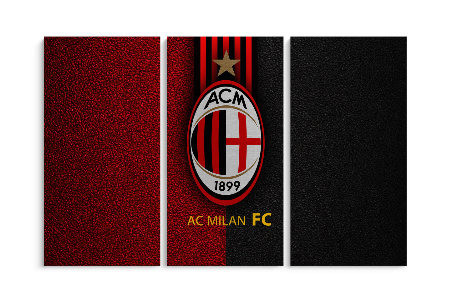 Tablou 3 Piese Ac Milan