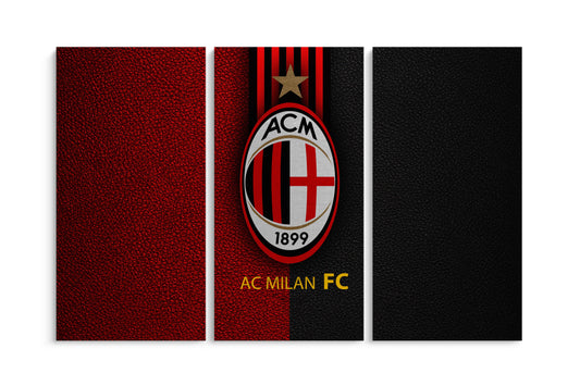 Tablou 3 Piese Ac Milan