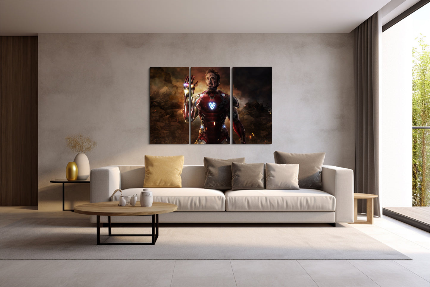 Tablou 3 Piese Tony Stark