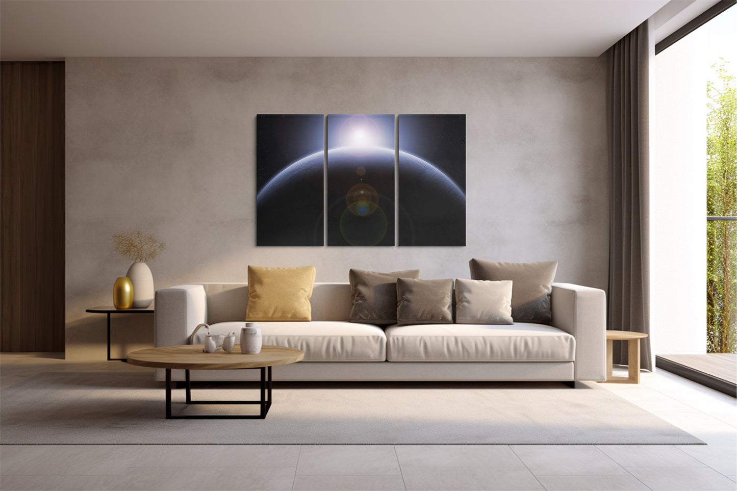 Tablou 3 Piese Space
