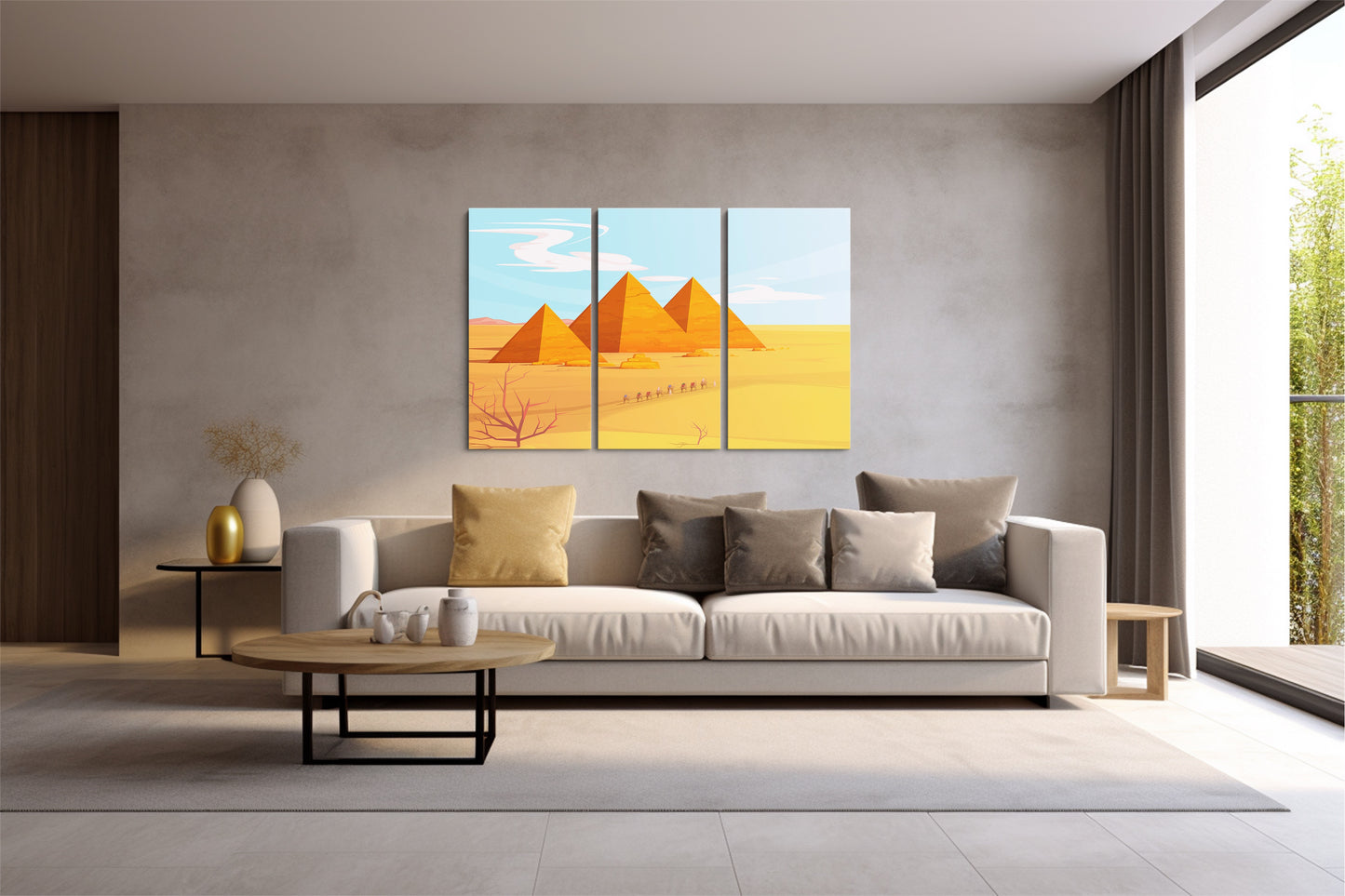 Tablou 3 Piese Pyramid