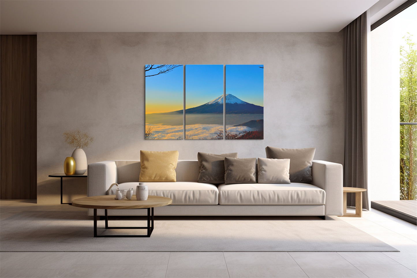 Tablou 3 Piese Muntele Fuji