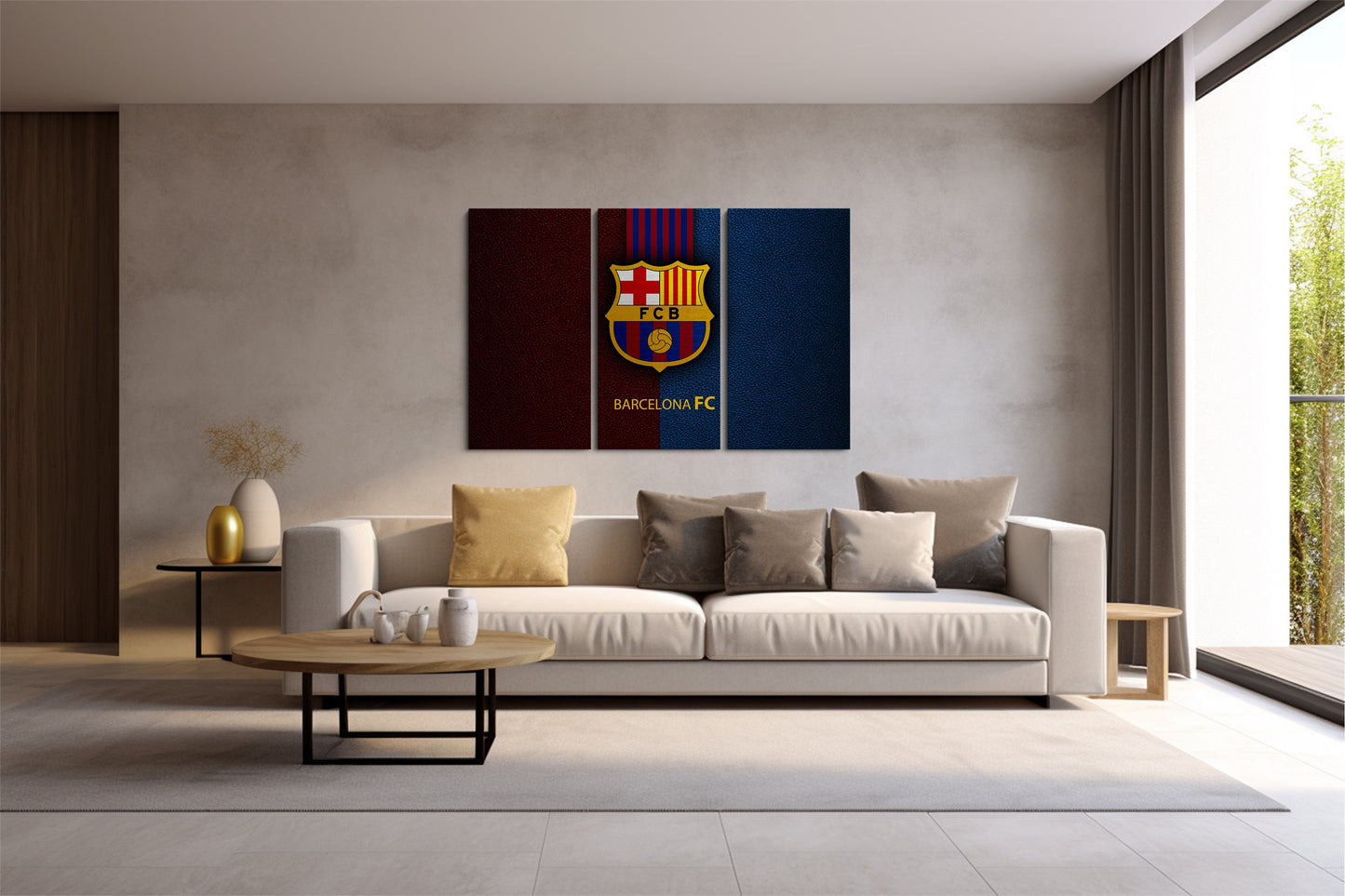 Tablou 3 Piese Fc Barcelona