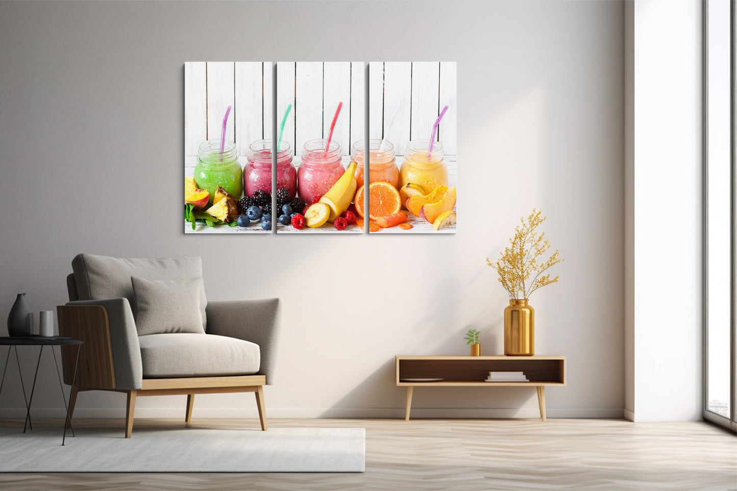 Tablou 3 Piese Smoothie