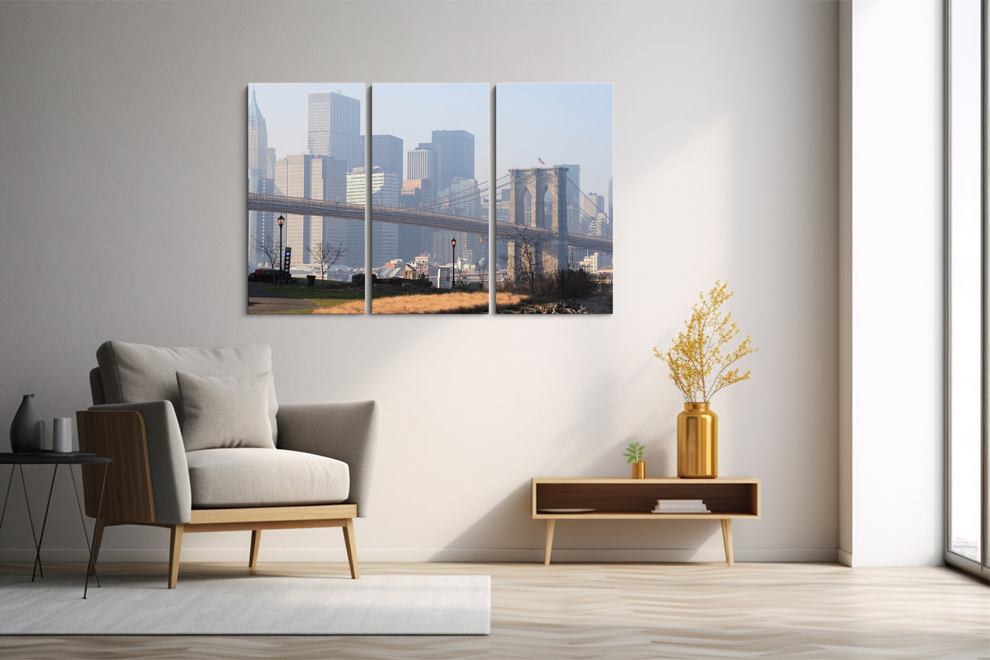 Tablou 3 Piese Brooklyn Bridge II