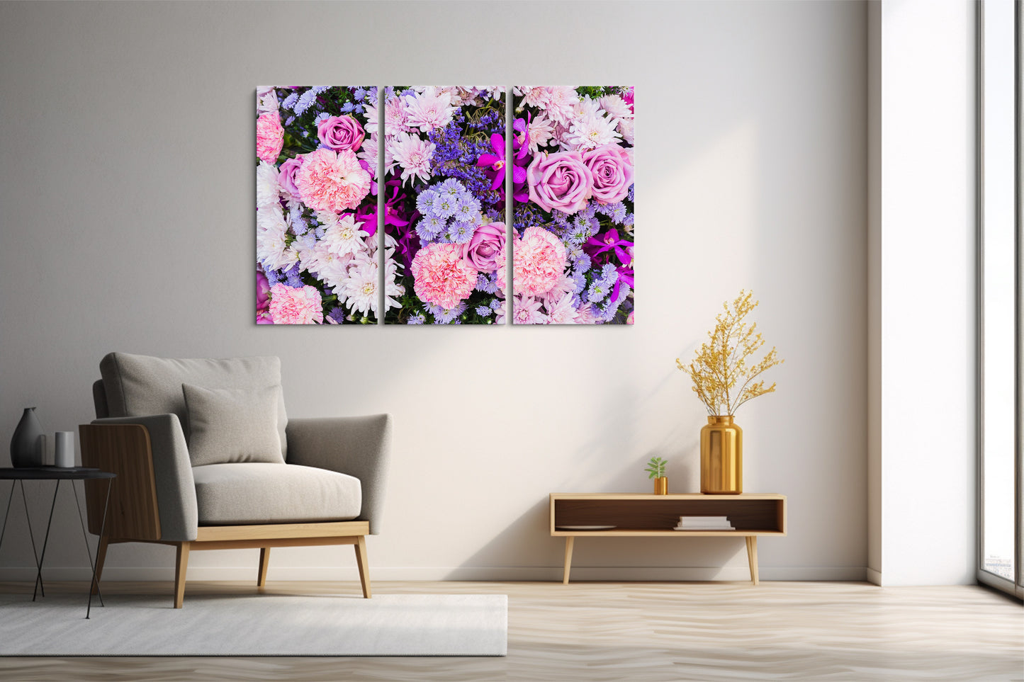 Tablou 3 Piese Bouquet