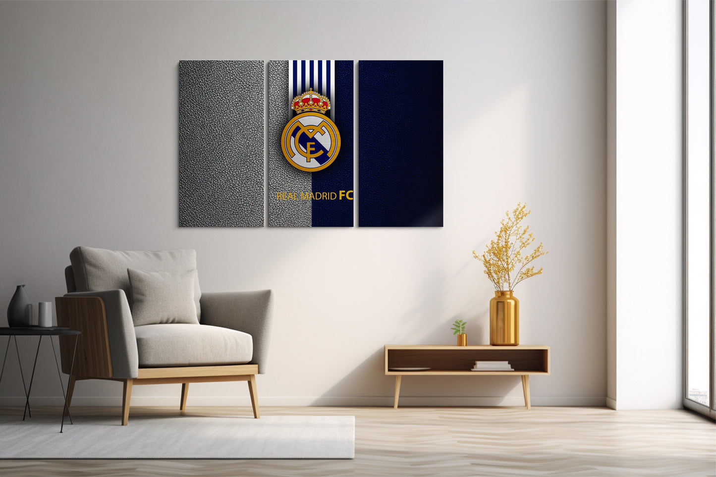 Tablou 3 Piese Fc RealMadrid