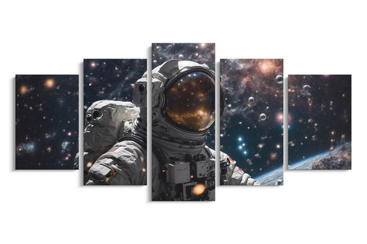 Tablou 5 Piese Astronaut