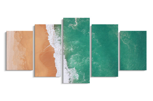 Tablou 5 Piese Turquoise Beach