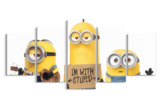 Tablou 5 Piese Minions