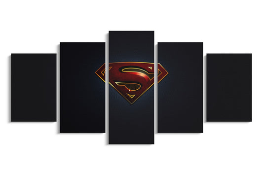 Tablou 5 Piese Superman