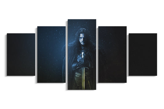 Tablou 5 Piese Jon Snow
