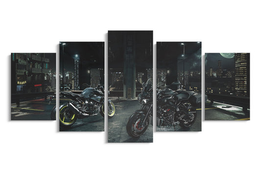 Tablou 5 Piese Bikes