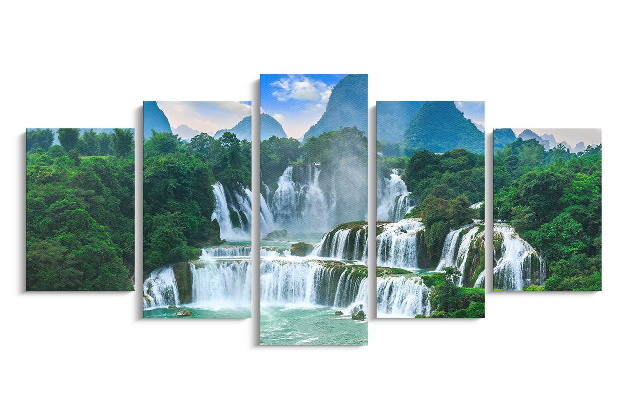 Tablou 5 Piese Cascada