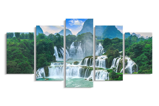 Tablou 5 Piese Cascada