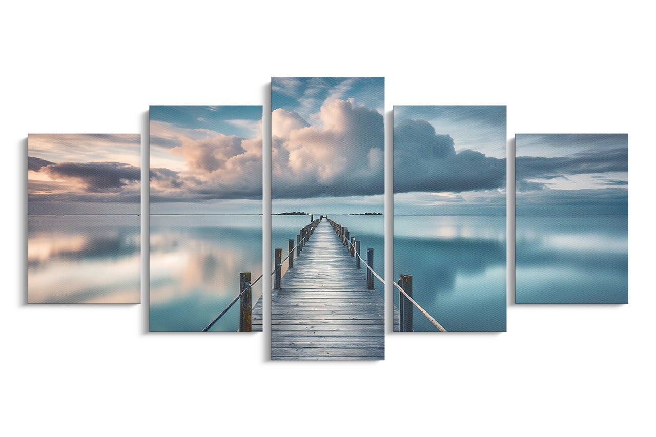 Tablou 5 Piese Ponton