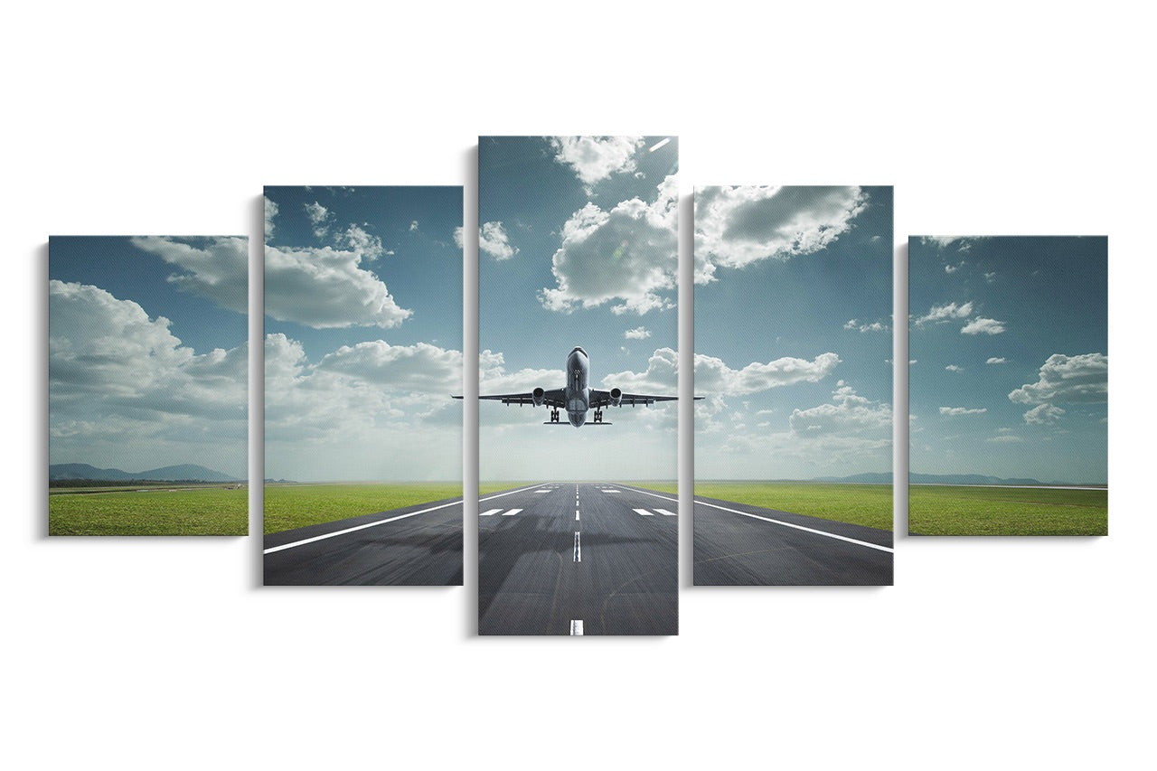 Tablou 5 Piese Avion