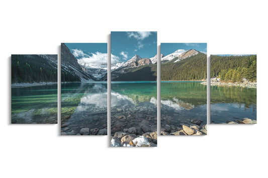 Tablou 5 Piese Lacul & Muntele
