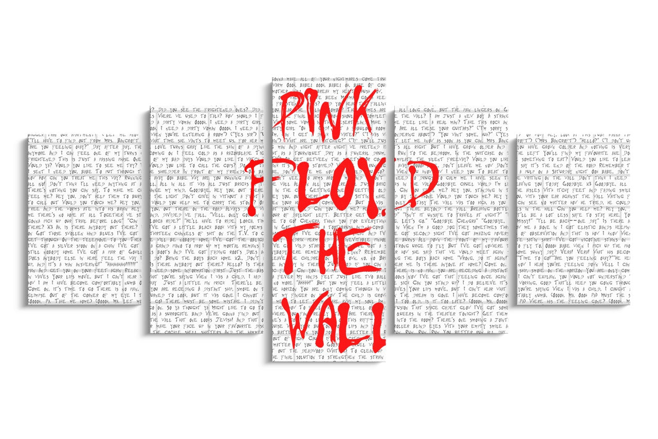 Tablou 5 Piese The Wall