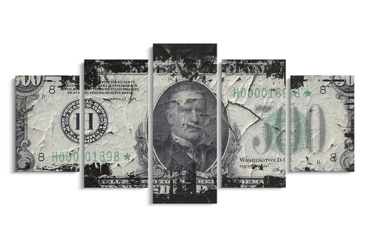 Tablou 5 Piese Money