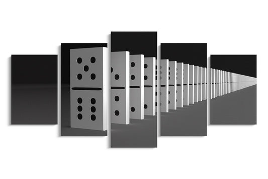Tablou 5 Piese Domino