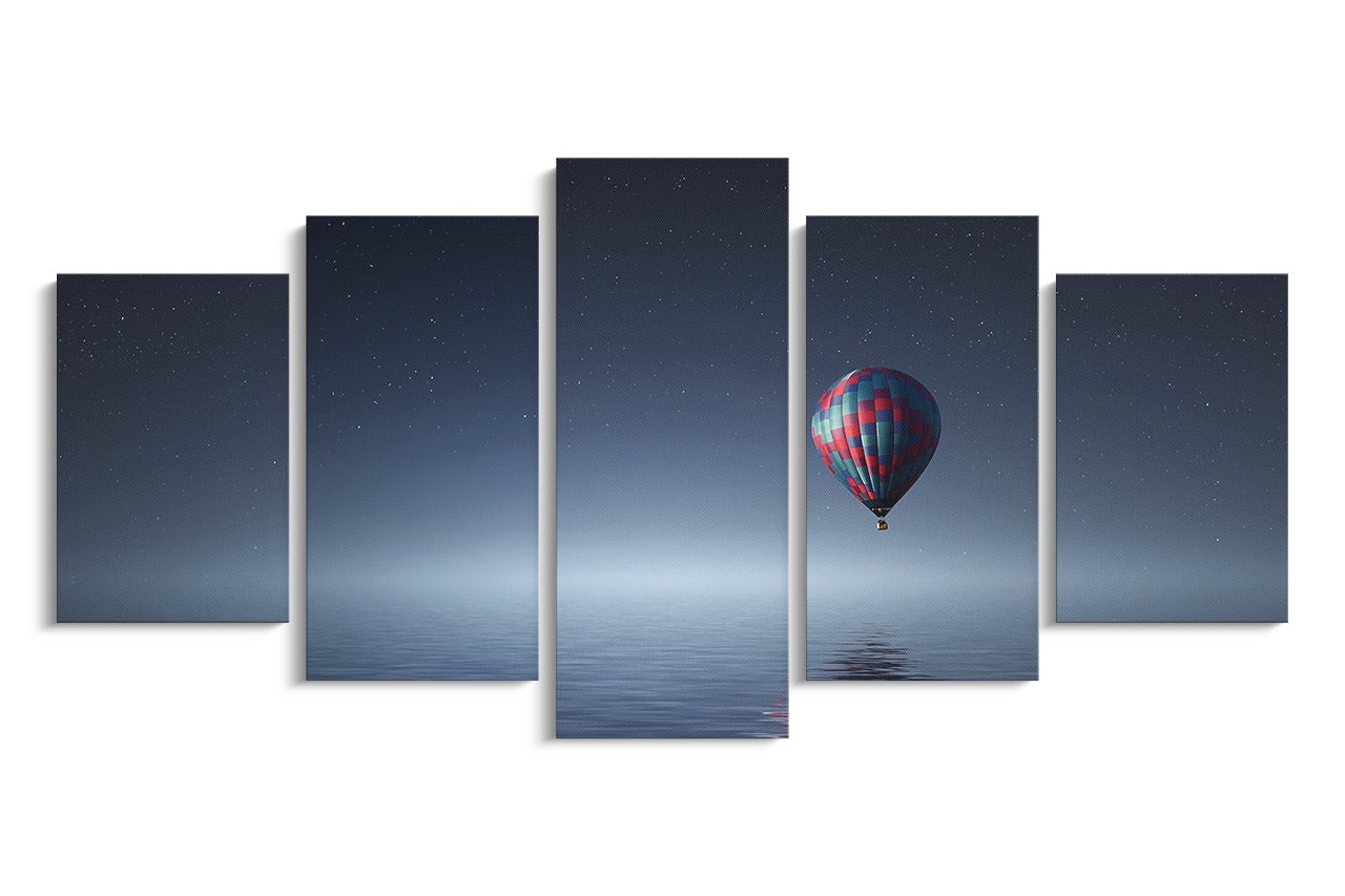 Tablou 5 Piese Balon Cu Aer