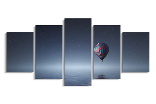Tablou 5 Piese Balon Cu Aer