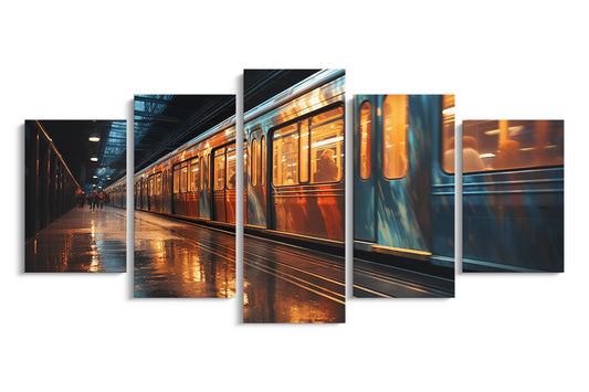 Tablou 5 Piese Metrou