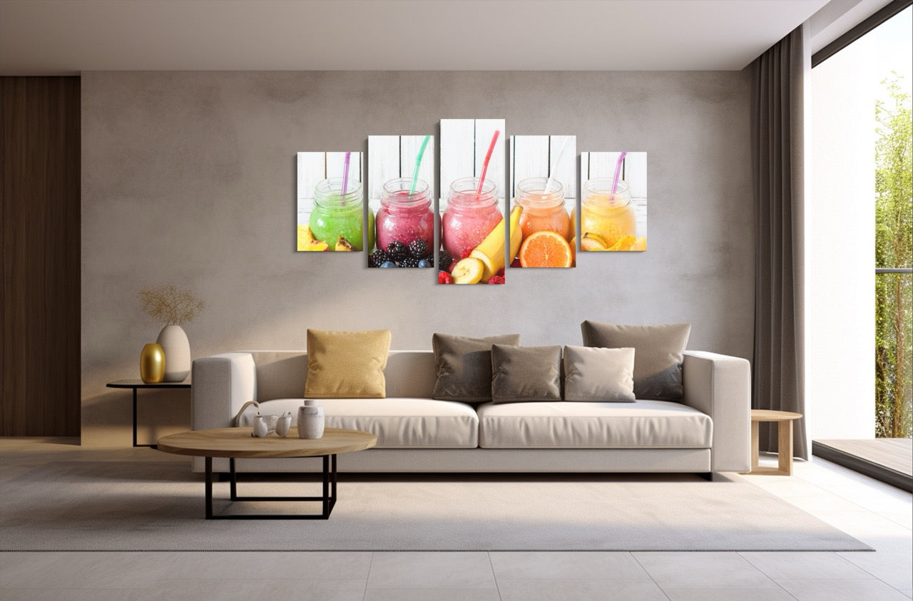 Tablou 5 Piese Smoothie