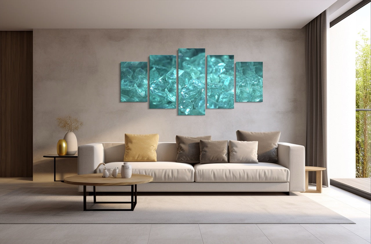 Tablou 5 Piese Cristal
