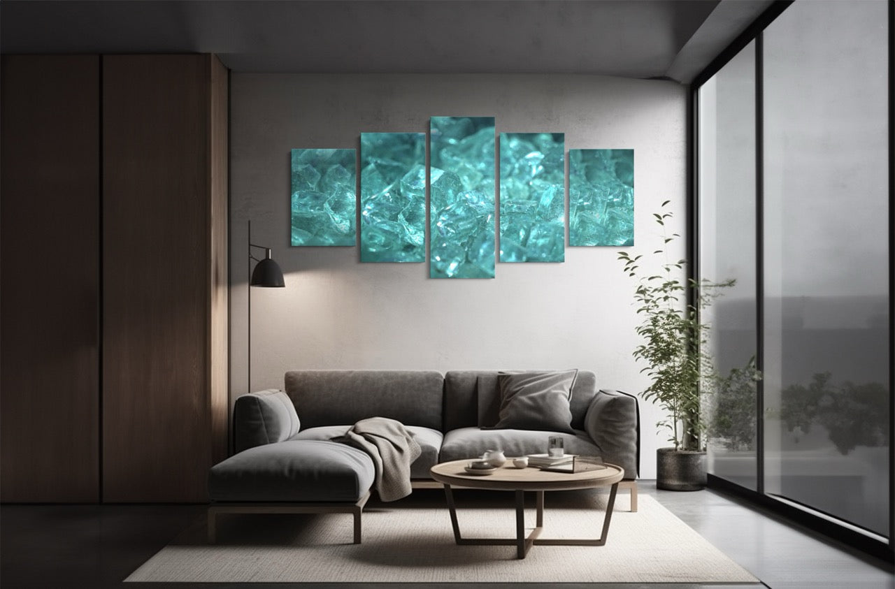 Tablou 5 Piese Cristal