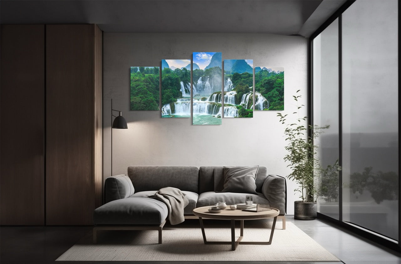 Tablou 5 Piese Cascada