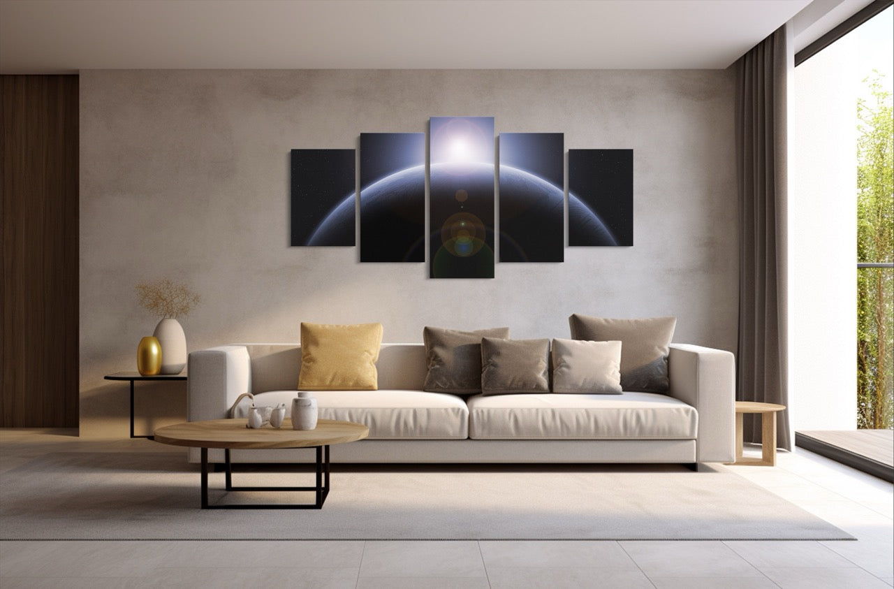 Tablou 5 Piese Space