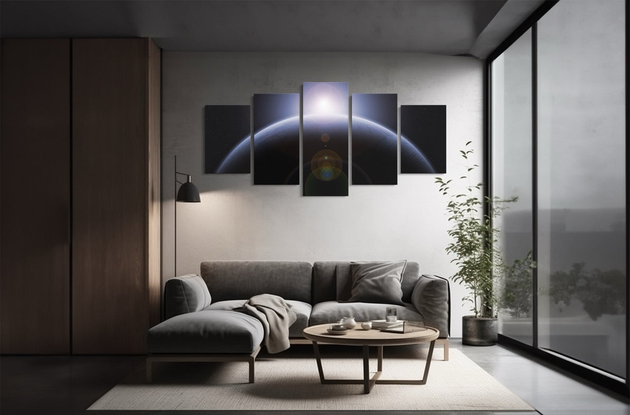 Tablou 5 Piese Space