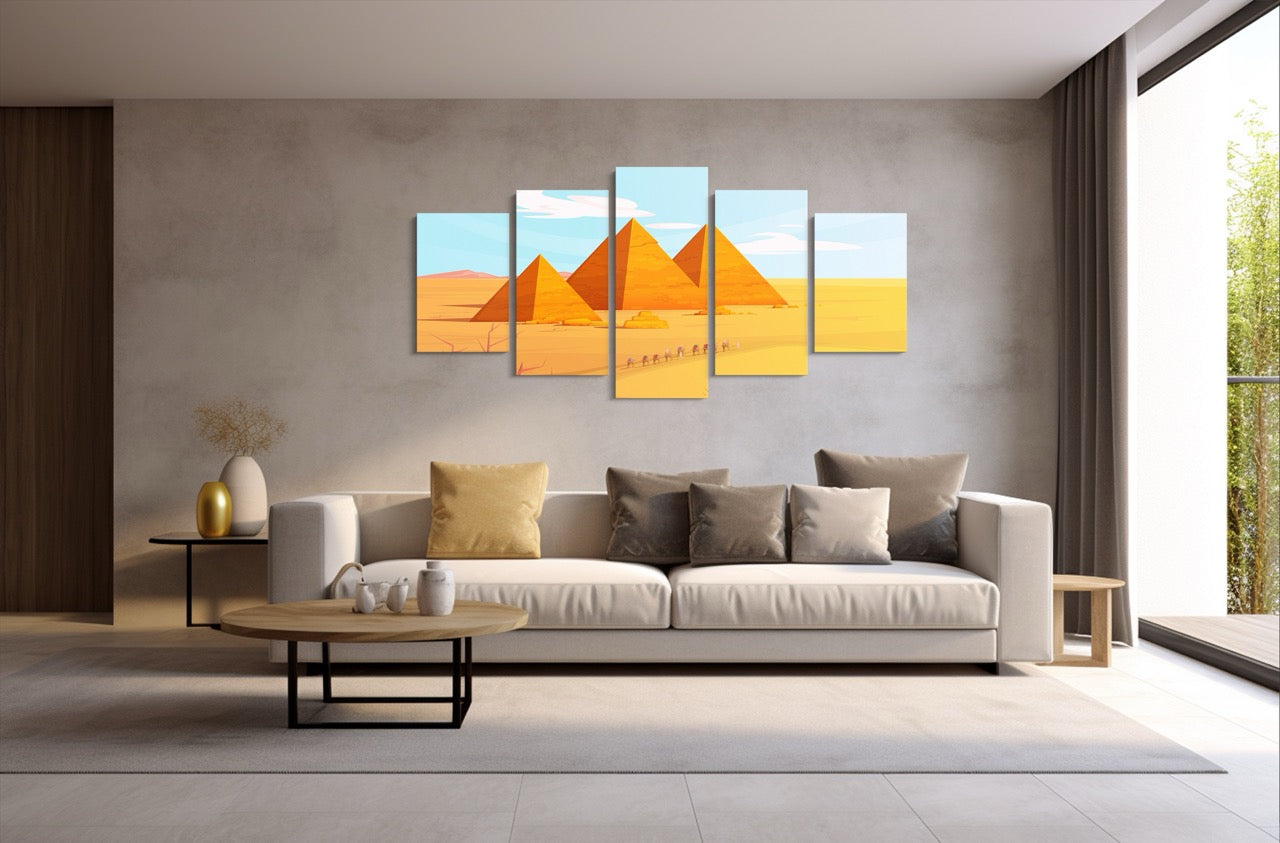 Tablou 5 Piese Pyramid