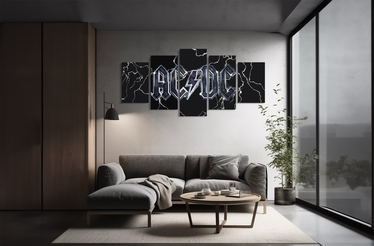 Tablou 5 Piese AC/DC