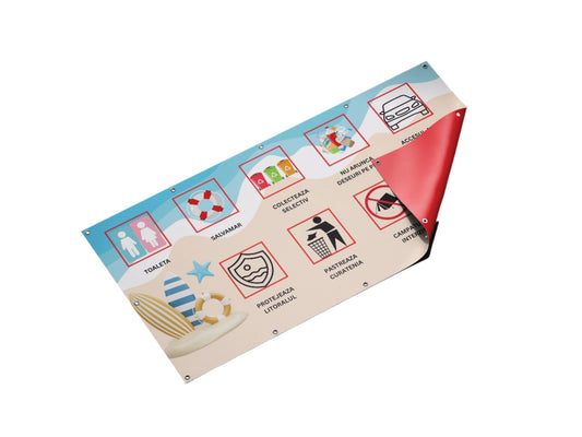 Banner Plaja personalizabil 80x120