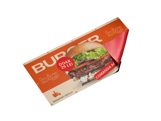 Banner FastFood Personalizabil  100x300