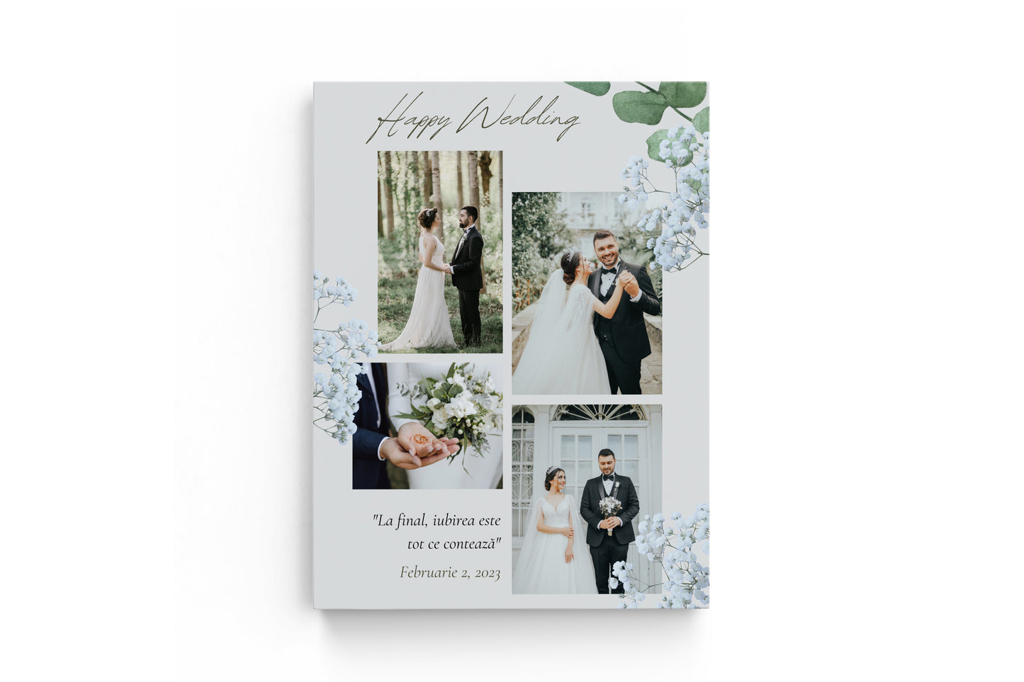 Tablou Canvas Happy Wedding