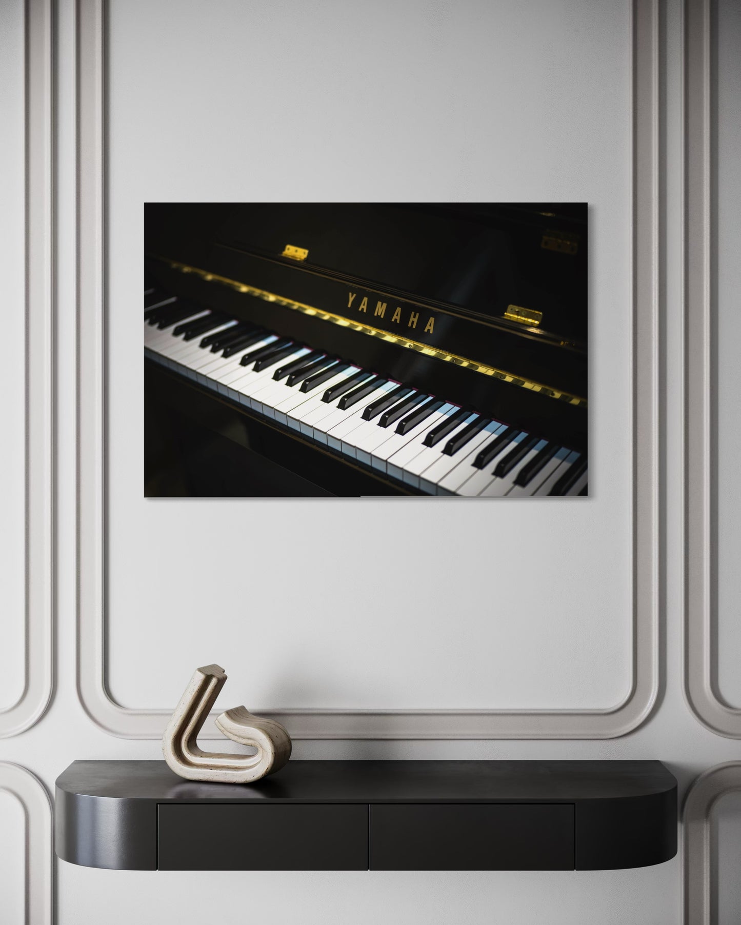 Tablou Canvas Yamaha Noir