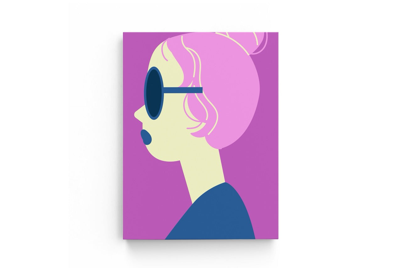 Tablou Canvas Pink & Blue