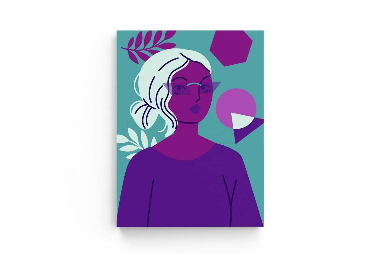 Tablou Canvas Purple Women